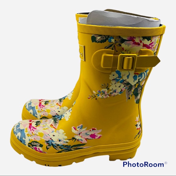 NWT JOULES mid-calf rain boots sz8 - Picture 2 of 7